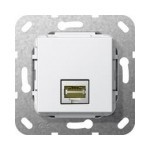 MJ RJ45 kat. 6A 10GB Ethernet Gira System 55