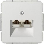 Gniazdo komputerowe 2xRJ45 GIRA F100