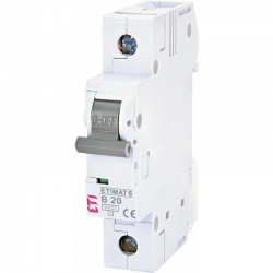 ETI-POLAM Wyłącznik nadprądowy 1P B 20A 6kA AC ETIMAT 6 002111517