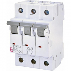 ETI-POLAM Wyłącznik nadprądowy 3P C 20A 6kA AC ETIMAT 6 002145517