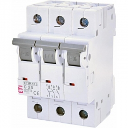 ETI-POLAM Wyłącznik nadprądowy 3P C 25A 6kA AC ETIMAT 6 002145518