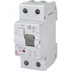 ETI-POLAM Wyłącznik różnicowo-nadprądowy 2P 16A B 0,03A typ AC KZS-2M 002173104
