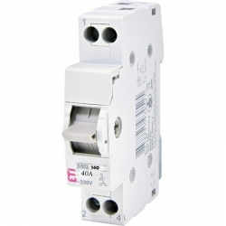 ETI-POLAM Przełącznik I-0-II modułowy sieć-agregat 40 A 1-biegunowy SSQ 140 002421415