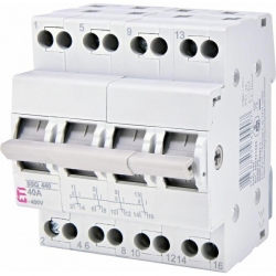 ETI-POLAM Przełącznik I-0-II modułowy sieć-agregat 40 A 4-biegunowy SSQ 440 002421445