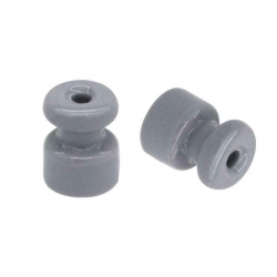 Premiumlux OLDLINE uchwyt kablowy 18 x 23 mm ceramiczny szary