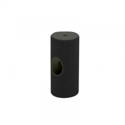 Premiumlux OLDLINE uchwyt kablowy 20 x 45 mm ceramiczny czarny