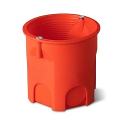 ELEKTRO-PLAST NASIELSK Puszka 0206-51 podtynkowa 60mm głęboka z wkrętami PK-60F do ścian murowanych