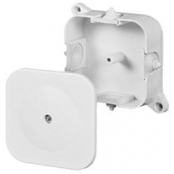 ELEKTRO-PLAST NASIELSK Puszka 0214-00 n/t hermetyczna pusta 85x85x35mm IP42 biała natynkowa