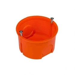 ELEKTRO-PLAST NASIELSK Puszka 0281-01 podtynkowa p/t 60mm PK-60F z wkrętami do ścian murowanych