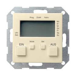 Gira Zegar sterowniczy System 55 kremowy