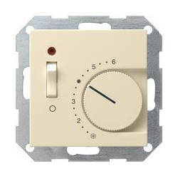 Gira Reg. temp. 230 V styk rozw+wyłączni k System 55 kremowy