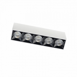 Nowodvorski oprawa natynkowa MIDI LED LED x 5 Aluminium lakierowane Biały 220-230 V MAX: 20W