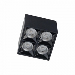 Nowodvorski oprawa natynkowa MIDI LED LED x 4 Aluminium lakierowane Czarny 220-230 V MAX: 16W