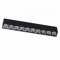 Nowodvorski oprawa natynkowa MIDI LED LED x 10 Aluminium lakierowane Czarny 220-230 V MAX: 40W