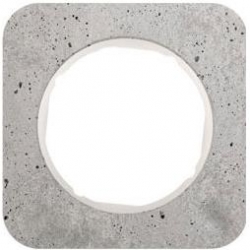 HAGER POLO Berker R.1 Ramka 1-krotna beton/biały 10112379
