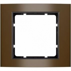 HAGER POLO Berker B.3 Ramka pojedyncza aluminium brąz/antracyt 10113001