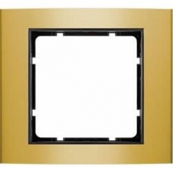 HAGER POLO Berker B.3 Ramka pojedyncza aluminium złoty/antracyt 10113016