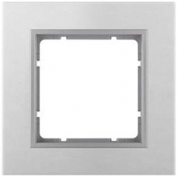 HAGER POLO Berker B.7 Ramka pojedyncza uniwersalna aluminium mat