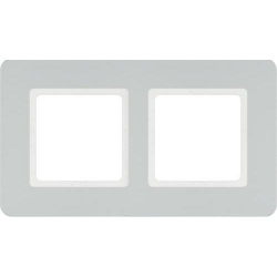 HAGER POLO Berker Q.7 Ramka podwójna aluminium aksamit lakierowany 10126184