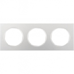 HAGER POLO Berker R.3 Ramka potrójna aluminiowa biała 10132274