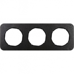 HAGER POLO Berker R.1 Ramka 3-krotna łupek/czarny 10132384