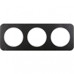 HAGER POLO Berker R.1 Ramka 3-krotna łupek/biały 10132389