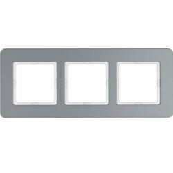 HAGER POLO Berker Q.7 Ramka potrójna aluminium 10136074