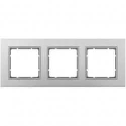 HAGER POLO Berker B.7 Ramka potrójna uniwersalna aluminium mat