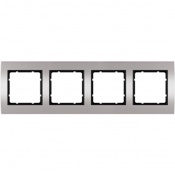 HAGER POLO Berker B.3/B.7 Ramka 4-krotna aluminium antracyt