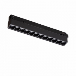 Nowodvorski LVM 3F LVM FOCUS LED 9W LED Aluminium lakierowane Tworzywo sztuczne Czarny DC 48 V MAX: 9W