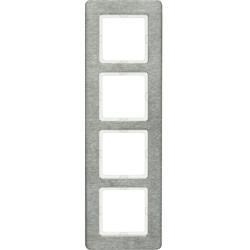 HAGER POLO Berker Q.7 Ramka 4-krotna pionowa stal szlachetna 10146083