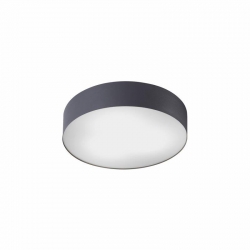 Nowodvorski plafon ARENA E14 x 3 Stal lakierowana Tworzywo sztuczne PMMA Grafitowy ~220-230 V MAX: 10W only LED