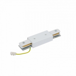 Nowodvorski NOV1F2T PROFILE POWER STRAIGHT CONNECTOR Tworzywo sztuczne PC Stal Biały 220-230V V