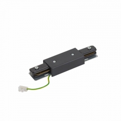 Nowodvorski NOV1F2T PROFILE POWER STRAIGHT CONNECTOR Tworzywo sztuczne PC Stal Czarny 220-230V V