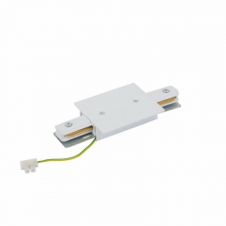 Nowodvorski NOV1F2T PROFILE RECESSED POWER STRAIGHT CONNECTOR Tworzywo sztuczne PC Stal Biały 220-230V V