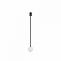 Nowodvorski lampa wisząca KIER M G9 x 1 Stal lakierowana Szkło Czarny ~220-230V V MAX: 12W