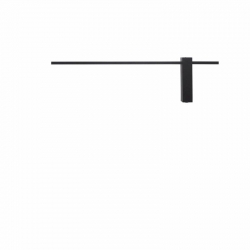 Nowodvorski kinkiet z włącznikiem MOTIVE LED M LED x 1 Aluminium lakierowane Tworzywo sztuczne PP Czarny ~220-230 V MAX: 11W