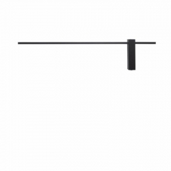 Nowodvorski kinkiet z włącznikiem MOTIVE LED L LED x 1 Aluminium lakierowane Tworzywo sztuczne PP Czarny ~220-230 V MAX: 17W