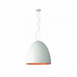 Nowodvorski lampa wisząca EGG XL E27 x 7 Kompozyt Stal Biały ~220-230 V MAX: 40W