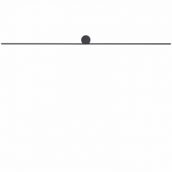 Nowodvorski kinkiet obrazowy SPIN LED L LED x 1 Aluminium lakierowane Tworzywo sztuczne PP Czarny ~220-230 V MAX: 17W