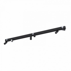 Nowodvorski oprawa wpuszczana MONO DEEP GU10 x 6 Stal lakierowana Tworzywo sztuczne PC Czarny 220-230 V MAX: 10W only LED