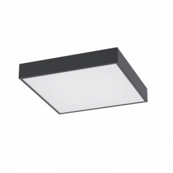 Nowodvorski plafon QUAD GX53 x 4 Stal lakierowana Tworzywo sztuczne PMMA Czarny ~220-230 V MAX: 15W only LED