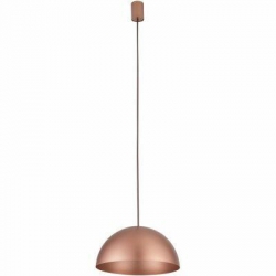 Nowodvorski lampa wisząca HEMISPHERE SUPER S GX53 x 1 Stal lakierowana Przewód w oplocie Satynowa miedź ~220-230 V MAX: 8W