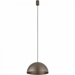 Nowodvorski lampa wisząca HEMISPHERE SUPER S GX53 x 1 Stal lakierowana Przewód w oplocie Satynowy czekoladowy ~220-230 V MAX: 8W