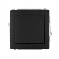 Karlik DECO łącznik schodowy czarny mat PODTYNKOWY bez ramki IP20 10AX 250V 12DWP-3
