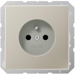 JUNG LS990 gniazdo pojedyncze z/u stal stal