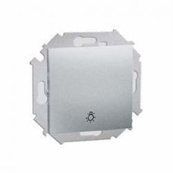 KONTAKT-SIMON Simon15 Przycisk światło aluminium metalizowane 1591651-026K