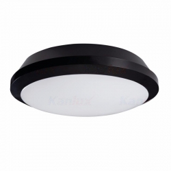 Kanlux plafon led DABA PRO 25W NW-B neutralna biała, 4000K, 2800lm, czarna, IP65, IK10
