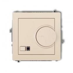 Karlik DECO elektroniczny regulator temperatury z czujnikiem podpodłogowym beżowy PODTYNKOWY bez ramki IP 20, 230V~ 50Hz 3200W 1DRT-1