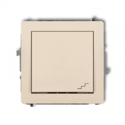 Karlik DECO łącznik schodowy beżowy PODTYNKOWY bez ramki IP20 10AX 250V 1DWP-3